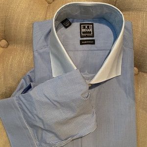 IkeBehar open collar dress shirt